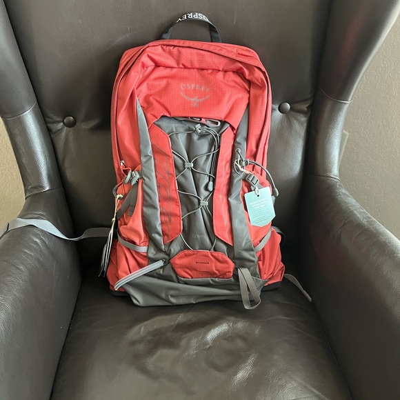 OSPREY Women's Backpack in Red and Gray - Picture 1 of 7